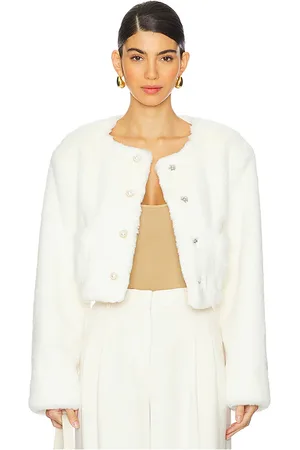 MAJORELLE Vittoria Faux Fur Jacket in - . Size L (also in M, S, XL, XS, XXS).