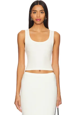 ÉTERNE Square Neck Tank Top in - . Size L (also in M, XL).
