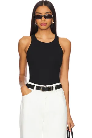 ÉTERNE High Neck Fitted Tank Top in - . Size L (also in M, S, XL, XS).