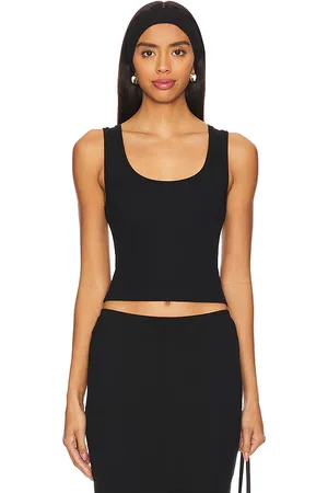 ÉTERNE Square Neck Tank Top in - . Size L (also in XL, XS).