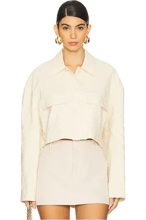 Nanushka Coreen Top in - Beige. Size M (also in XS).