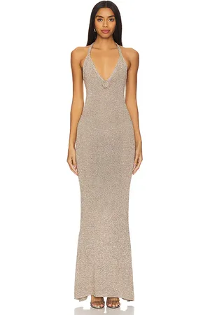 Asta Resort Daphne Dress in - Tan. Size L (also in XL).