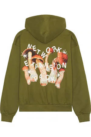 MARKET Expansion Pack Hoodie in - Army. Size L (also in M, S, XL/1X).
