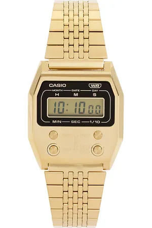 Casio Premium Vintage A1100 Series Watch in - Metallic . Size all.