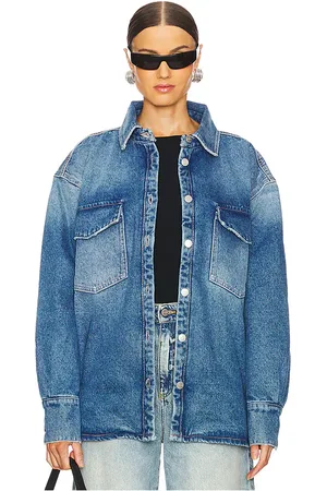 Icon Denim Noa Eco Overshirt in - Denim-Medium. Size S (also in XS).