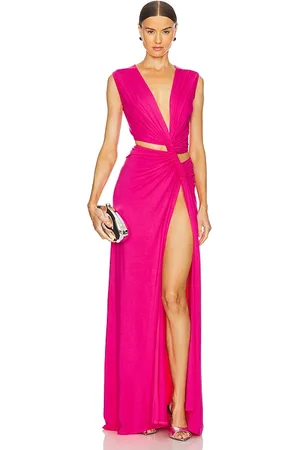 SID NEIGUM Triple Loop Knit Dress in - Pink. Size L (also in S, XS).