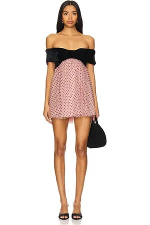 STONE_COLD_FOX X REVOLVE Isabella Mini Dress in - Black. Size L (also in M, S, XL, XS).