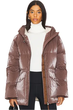 Varley Fullerton Down Jacket in - Chocolate. Size L (also in M, S, XS).