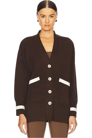 Varley Ravi Relaxed Longline Cardigan in - Brown. Size M (also in S, XS).