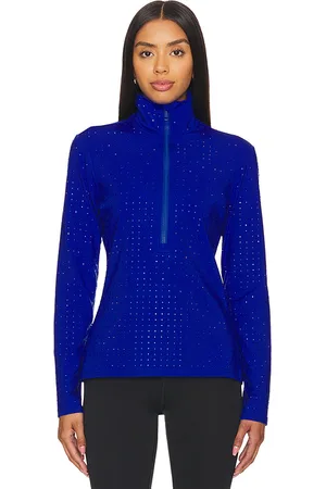 Goldbergh Spark Sparkling Ski Pully in - Blue. Size M (also in S, XS).