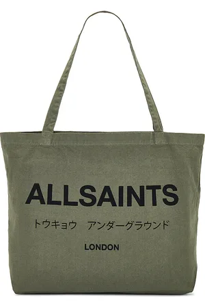 AllSaints Underground Tote in - Olive. Size all.