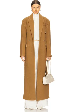 Nanushka Ferris Coat in - Brown. Size M (also in S, XS).