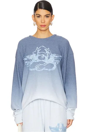 Boys Lie Thermal Longsleeve in - Blue. Size all.