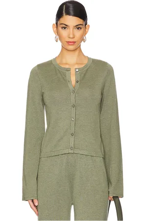 SNDYS X REVOLVE August Cardigan in - Olive. Size XL (also in XS, XXL).