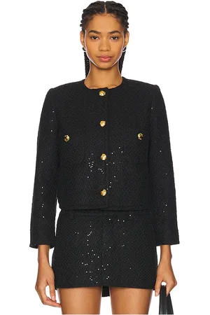 DANIELLE GUIZIO Bela Tweed Jacket in - . Size L (also in M, XL).