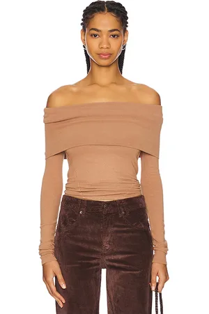 Free People X REVOLVE Iris Layering Top in - Tan. Size L (also in M, S, XS).