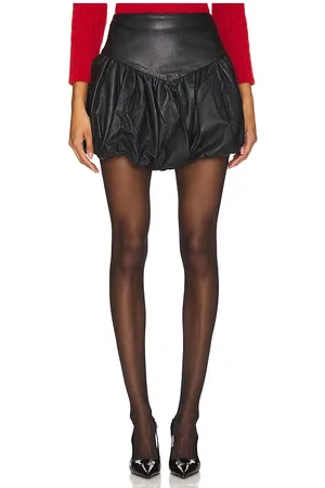 Tach Jailyn Leather Mini Skirt in - . Size L (also in S, XL, XS).