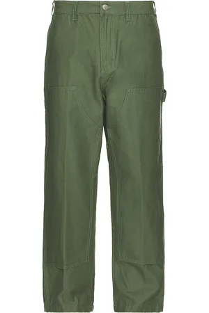 Obey Big Timer Twill Double Knee Carpenter Pan in - Green. Size 32 (also in 34).