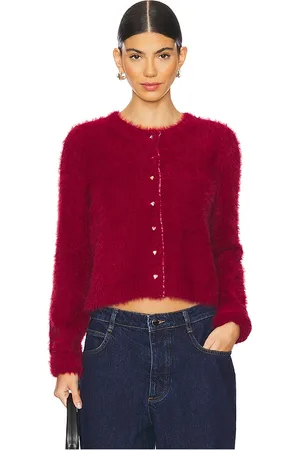 Free People Celeste Cardi in - Red. Size M (also in S, XS).