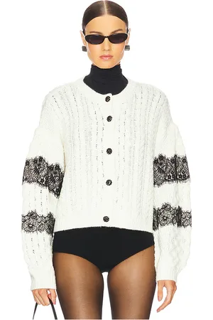 Cinq A Sept Louise Cardigan in - Ivory. Size M (also in XS).