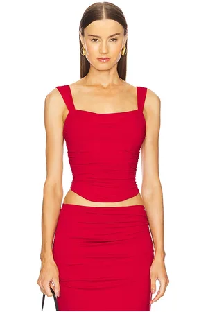 Runaway The Label Terrie Bustier Top in - Red. Size S (also in XS).