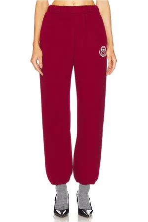 SER.O.YA X REVOLVE Hallie Sweatpant in - Burgundy. Size L (also in S, XS).