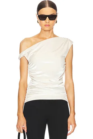 NONchalant Label Becks Top in - Cream. Size L (also in M, S, XS).