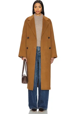 Ivy & Oak Clara Double Breasted Oversized Coat in - Brown. Size 36 (also in 38, 40, 42).