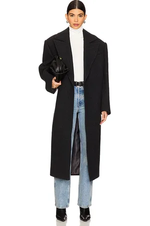 GRLFRND The Overcoat in - Grey. Size L (also in M, S, XL, XS, XXS).