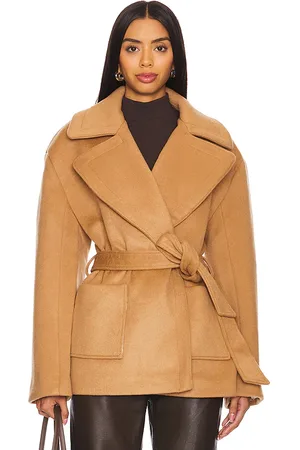 Camila Coelho Iris Coat in - Tan. Size L (also in M, S, XL, XS, XXS).