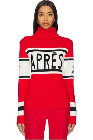 Perfect Moment Apres Sweater in - Red. Size L (also in XL, XS).