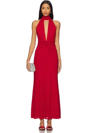 Runaway The Label Antoine Maxi Dress in - Red. Size L (also in S).
