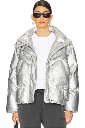 Pistola Sascha Puffer Jacket in - Metallic Silver. Size L (also in M, S, XL).