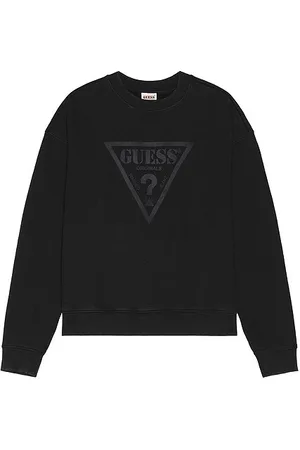 Guess Vintage Triangle Crewneck Sweater in - Black. Size L (also in M, S, XL/1X).