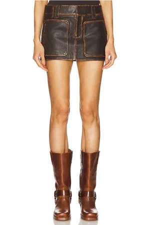 GRLFRND Patch Pocket Mini Skirt in - . Size L (also in S, XS, XXS).