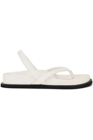 St Agni Sling Back Thong Sandal in - Cream. Size 36 (also in 39, 41).