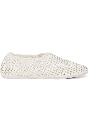 St Agni Perforated Ballet Flat in - Cream. Size 37 (also in 38).