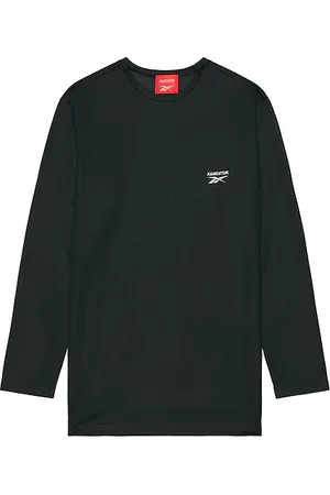 Reebok X Kanghyuk Stitched Logo Tee in - Black. Size L (also in M, S, XL).