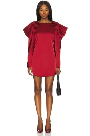 STONE_COLD_FOX X REVOLVE Mila Mini Dress in - Burgundy. Size L (also in M, S, XL, XS, XXS).