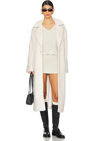 Sanctuary Live in Faux Fur Coat in - White. Size L (also in M, S, XS, XXL).
