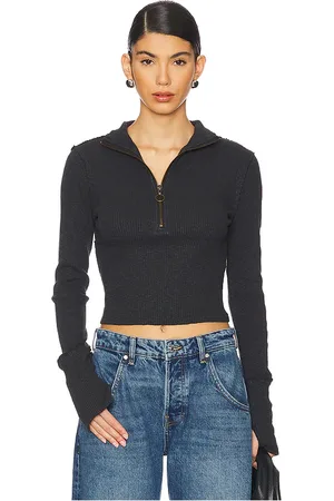 Free People X We The Free Midnight 1/2 Zip Sweater in - . Size L (also in M, S, XL, XS).