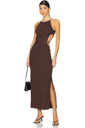 DEVON WINDSOR Monroe Dress in - Brown. Size L (also in M).