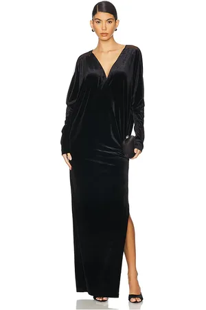 Norma Kamali Dolman Velvet Wrap Gown in - . Size M (also in S).