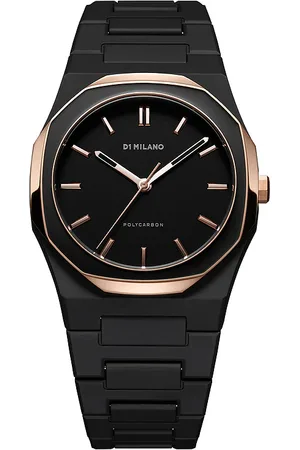 D1 MILANO Polycarbon 37mm Watch in - Black. Size all.
