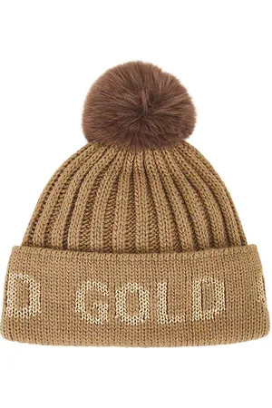 Goldbergh Hodd Faux Fur Beanie in - Brown. Size all.