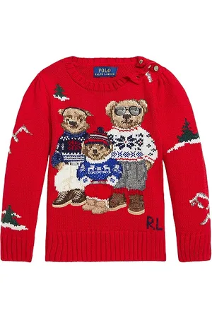 Ralph Lauren Kids Bear Family Sweater in - . Size 2 (also in 3, 4).