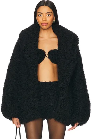 SELEZZA Octavia Coat in - Black. Size M (also in S, XS).