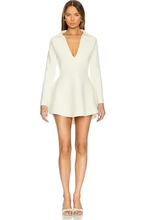 SER.O.YA Clara Mini Dress in - White. Size L (also in M).