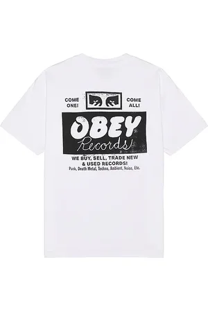 Obey Records Buy, Sell, Trade T-Shirt in - . Size L (also in M, S).