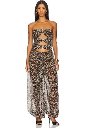RONNY KOBO Mora Jumpsuit in - Brown. Size S (also in XS).